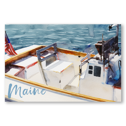 Maine Boat Postcards (5 Pack)