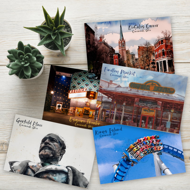 Cincinnati Postcard Variety Pack (10 Pack)