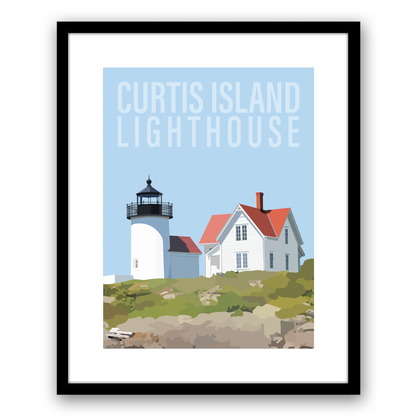 Curtis Island Lighthouse Fine Art Print