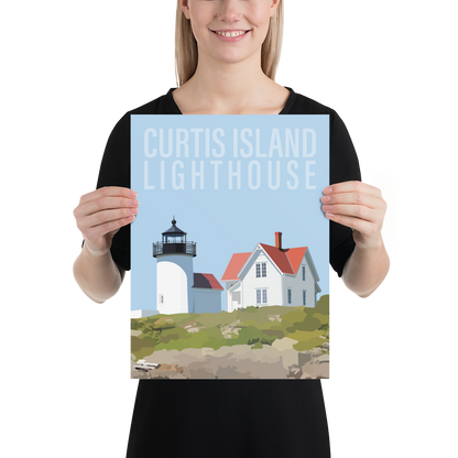 Curtis Island Lighthouse Fine Art Print