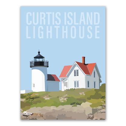 Curtis Island Lighthouse Fine Art Print