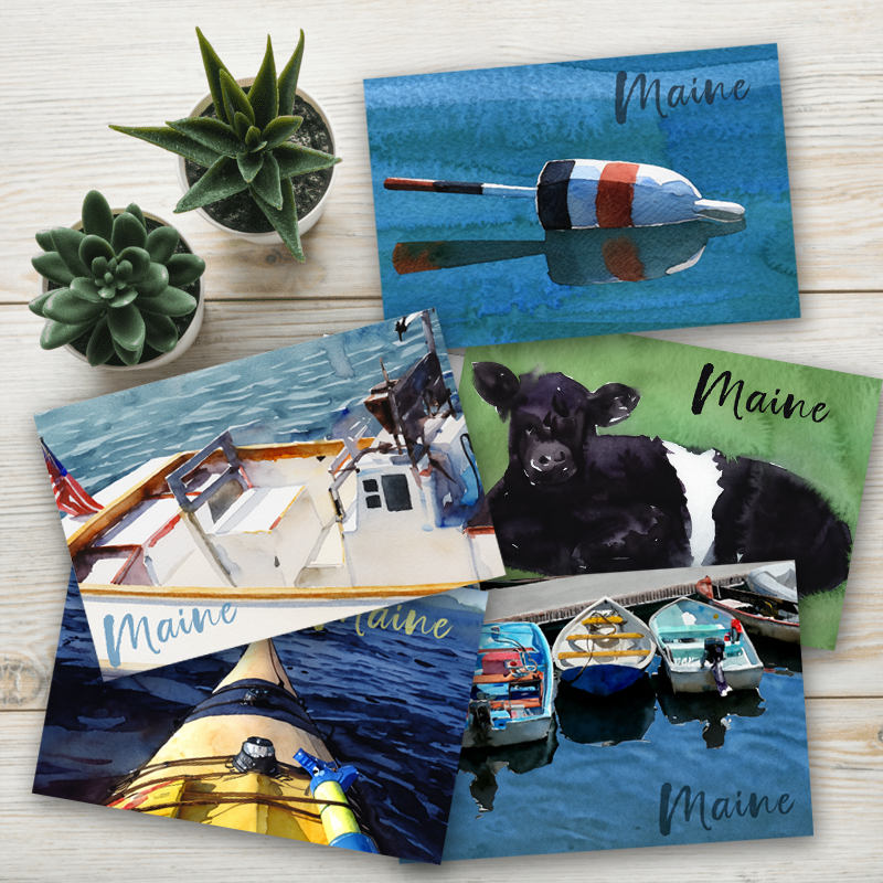 Maine Postcard Variety Pack (10 Pack)