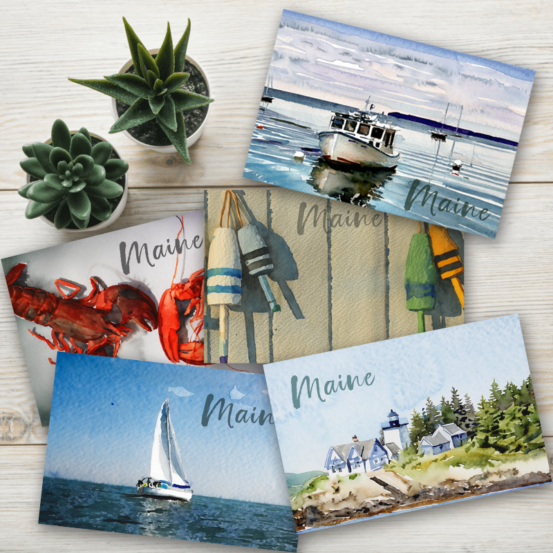 Maine Postcard Variety Pack (10 Pack)