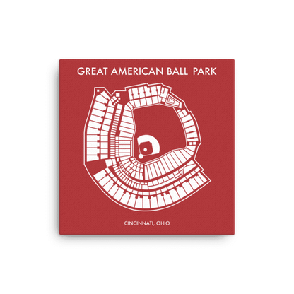 Great American Ball Park Seating Chart Print