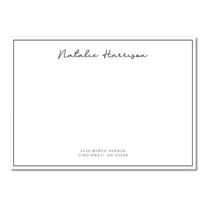 5x7 Hand Written Personalized Notecards