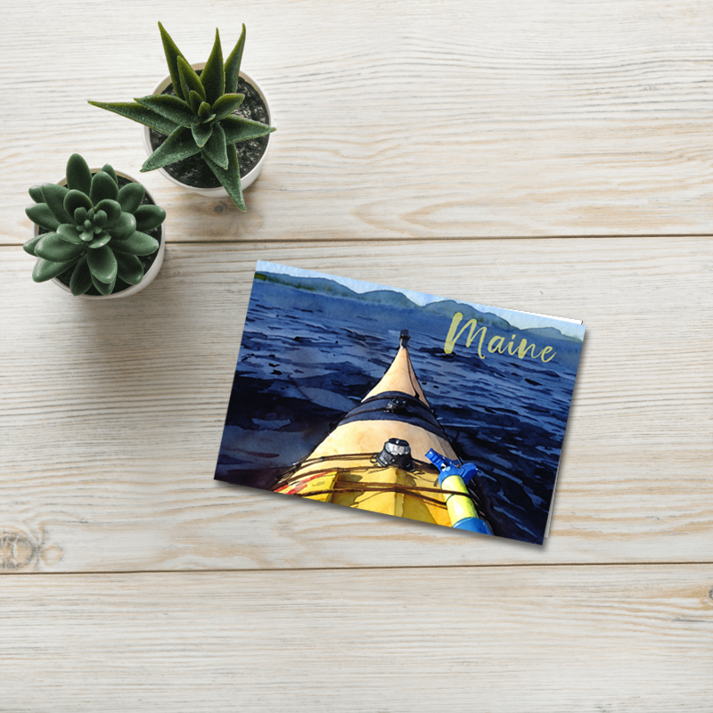 Maine Kayak Postcards (5 Pack)