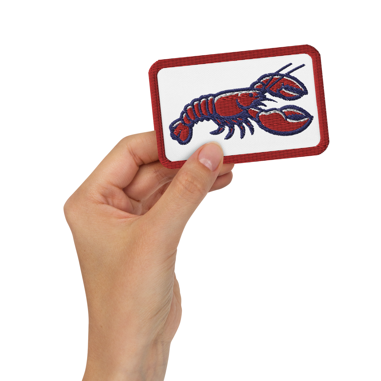 Maine Lobster Embroidered Patch