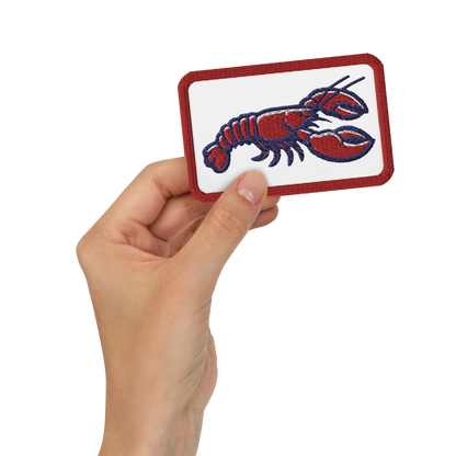 Maine Lobster Embroidered Patch