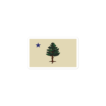 Maine 1901 Flag Sticker