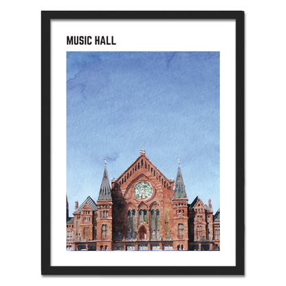 Music Hall Fine Art Print