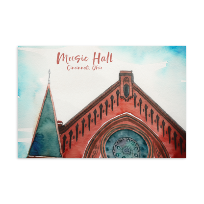 Music Hall Postcards (5 Pack)