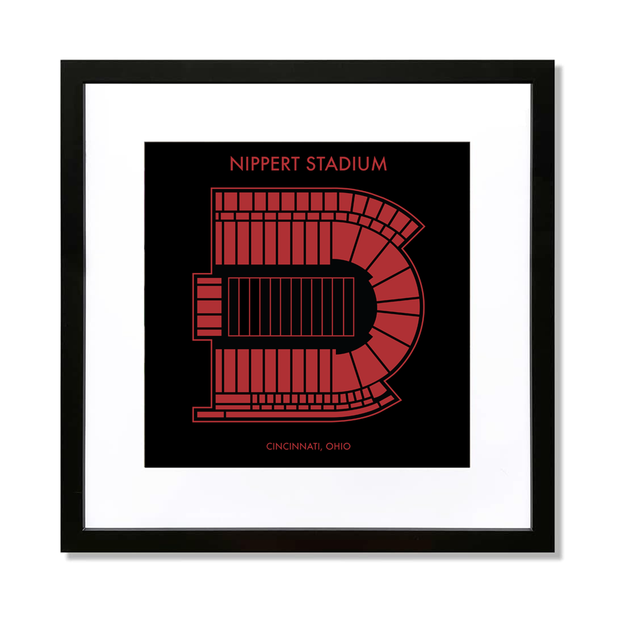 Nippert Stadium Seating Chart Print