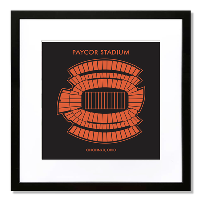 Paycor Stadium Seating Chart Print