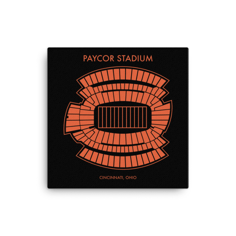 Paycor Stadium Seating Chart Print