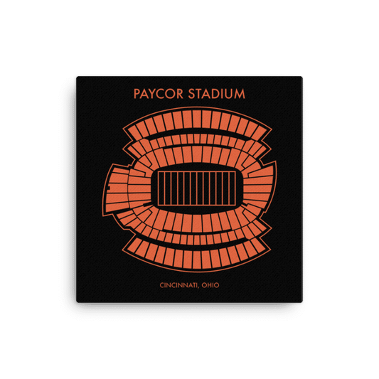 Paycor Stadium Seating Chart Print