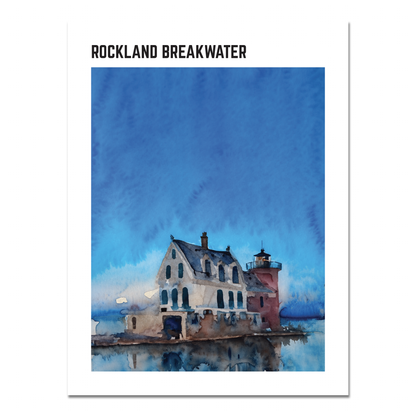 Rockland Breakwater Fine Art Print