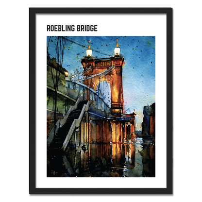 Roebling Bridge Fine Art Print