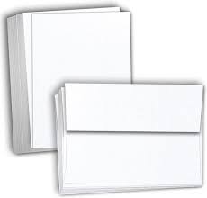 5x7 Classic Thin Border Personalized Notecards