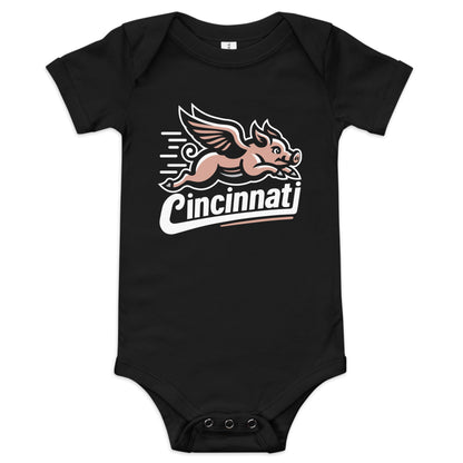 Winged Pig Baby Onesie