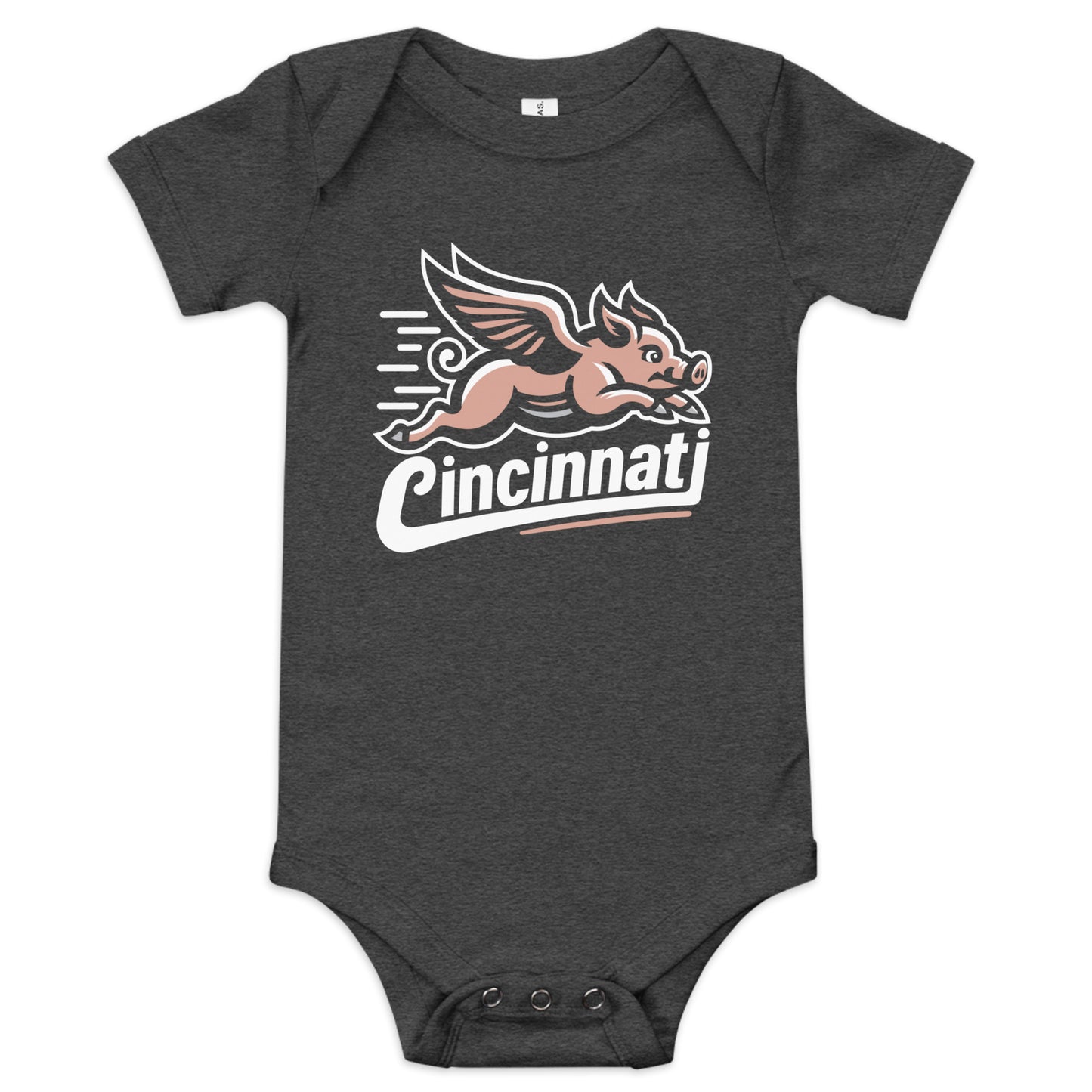 Winged Pig Baby Onesie