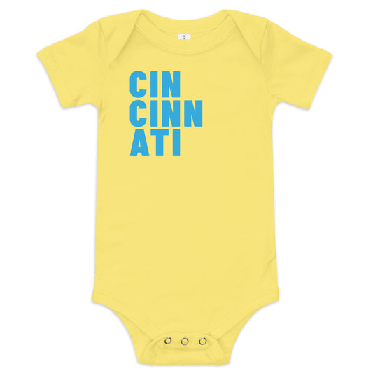 Big Cincinnati Baby Onesie