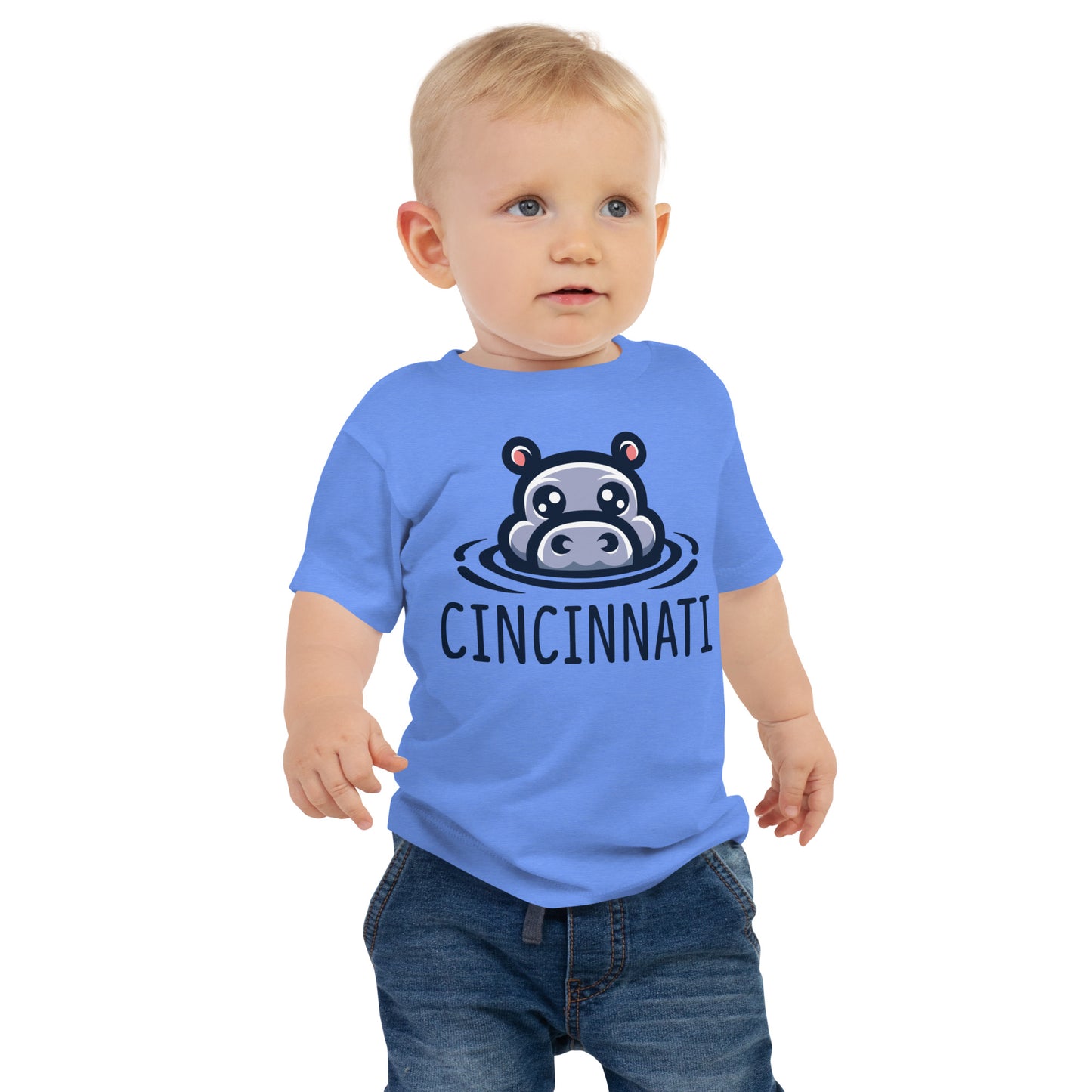 Cincinnati Hippo Baby T-Shirt