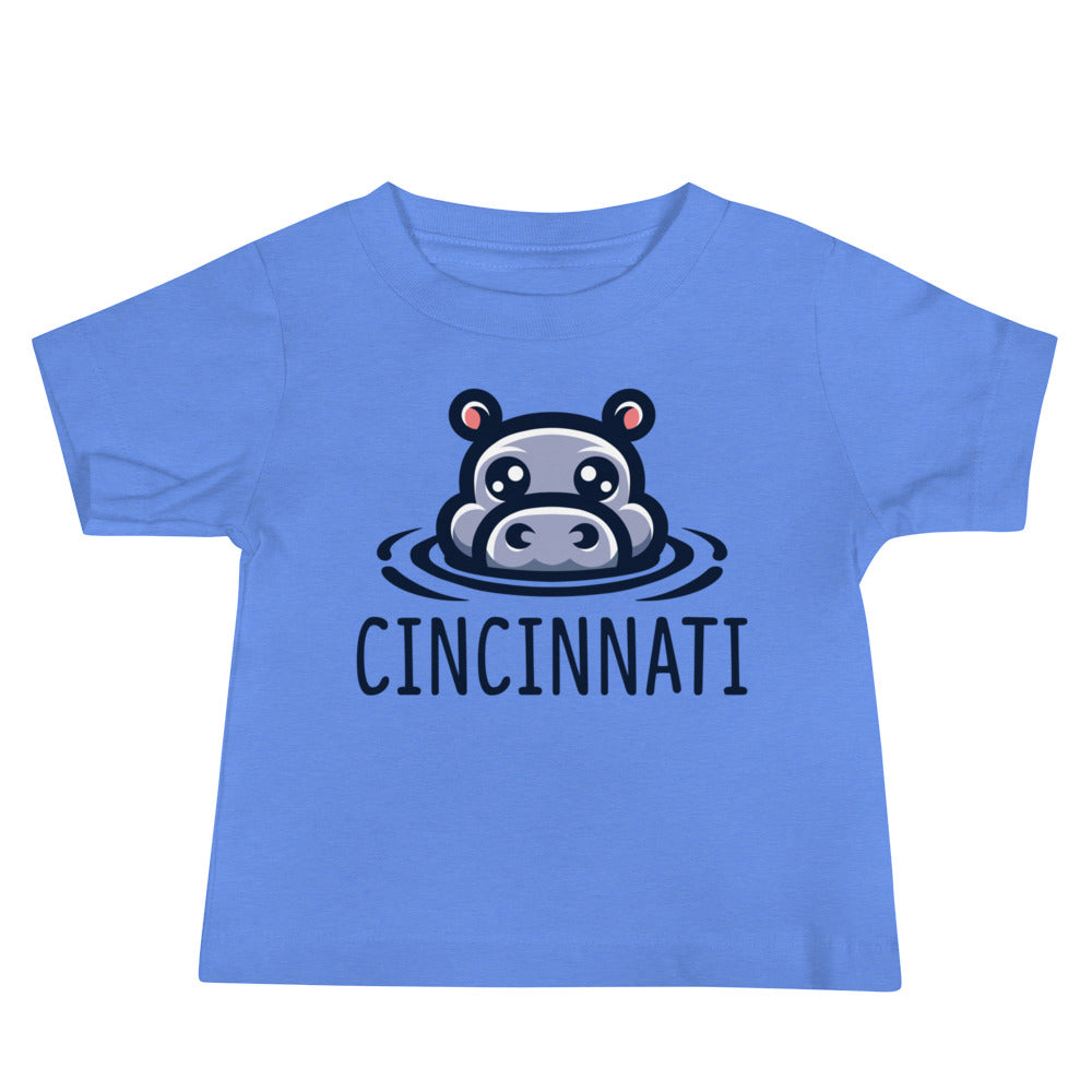 Cincinnati Hippo Baby T-Shirt