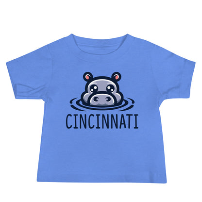 Cincinnati Hippo Baby T-Shirt