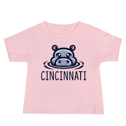 Cincinnati Hippo Baby T-Shirt