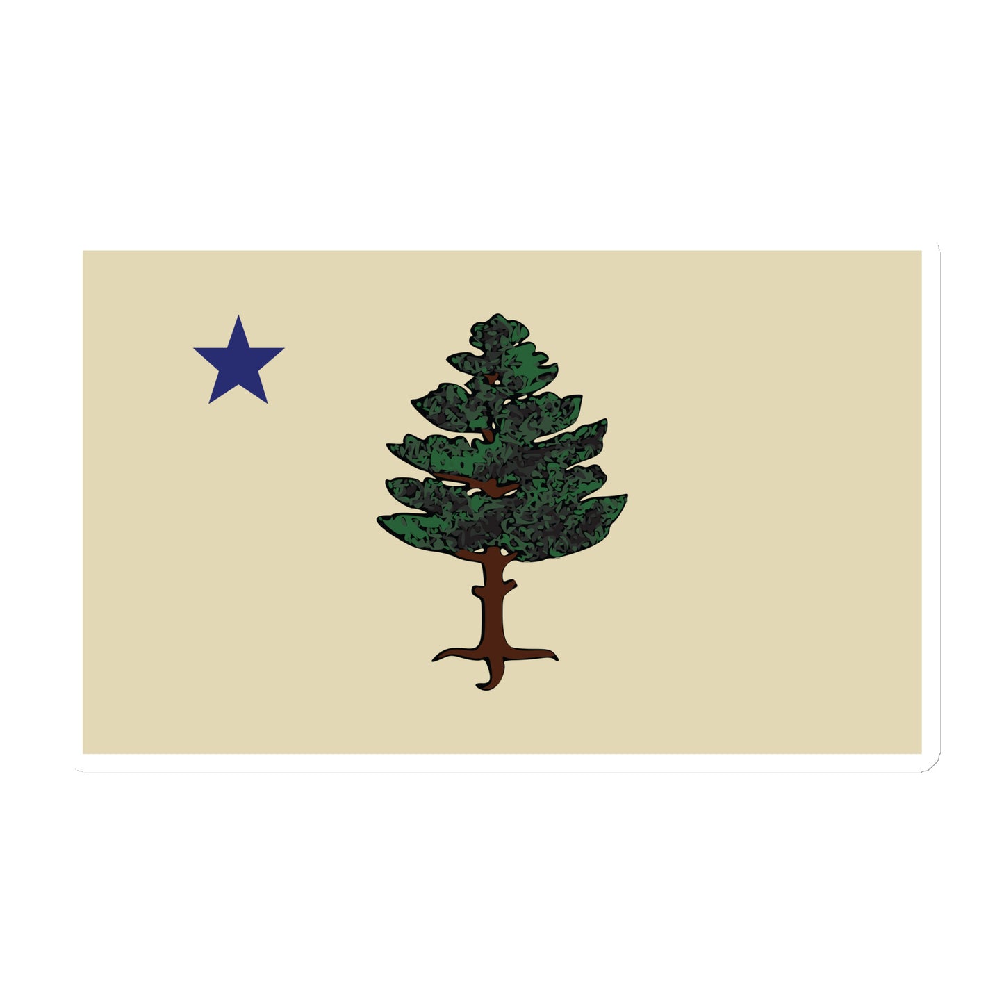 1901 Maine Flag Magnet