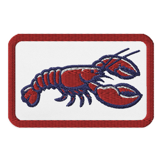 Maine Lobster Embroidered Patch