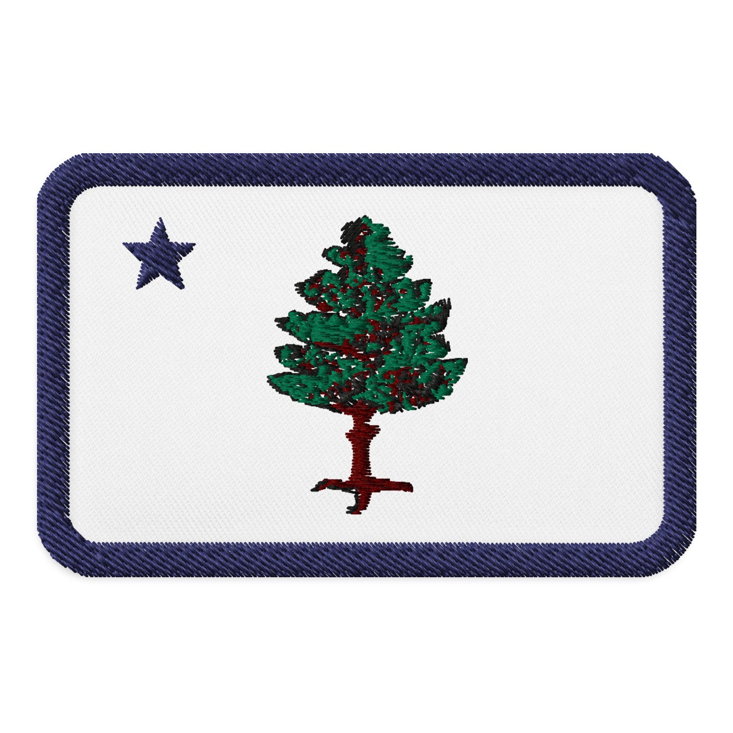 Maine 1901 Flag Embroidered Patch