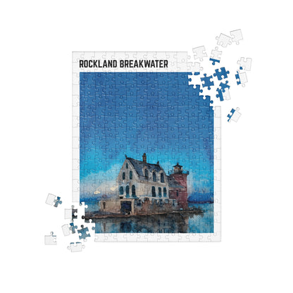 Rockland Breakwater Lighthouse Jigsaw Puzzle