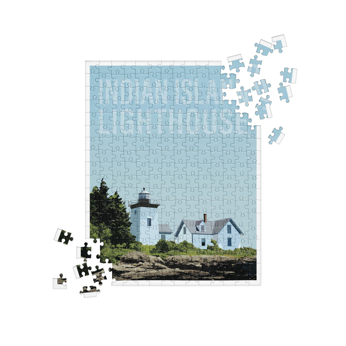 Indian Island Lighthouse Jigsaw Puzzle