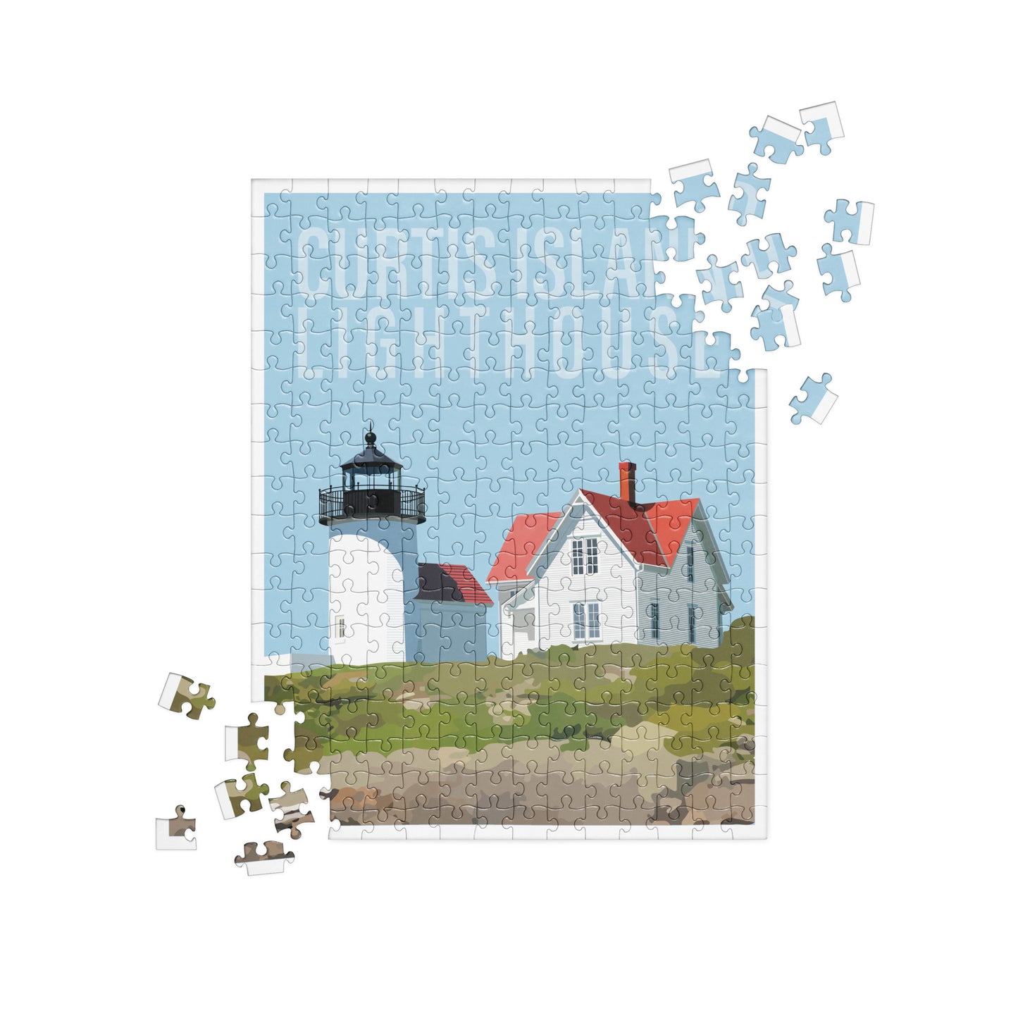 Curtis Island Lighthouse Jigsaw puzzle