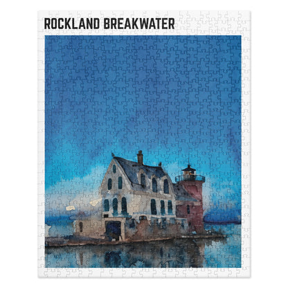 Rockland Breakwater Lighthouse Jigsaw Puzzle