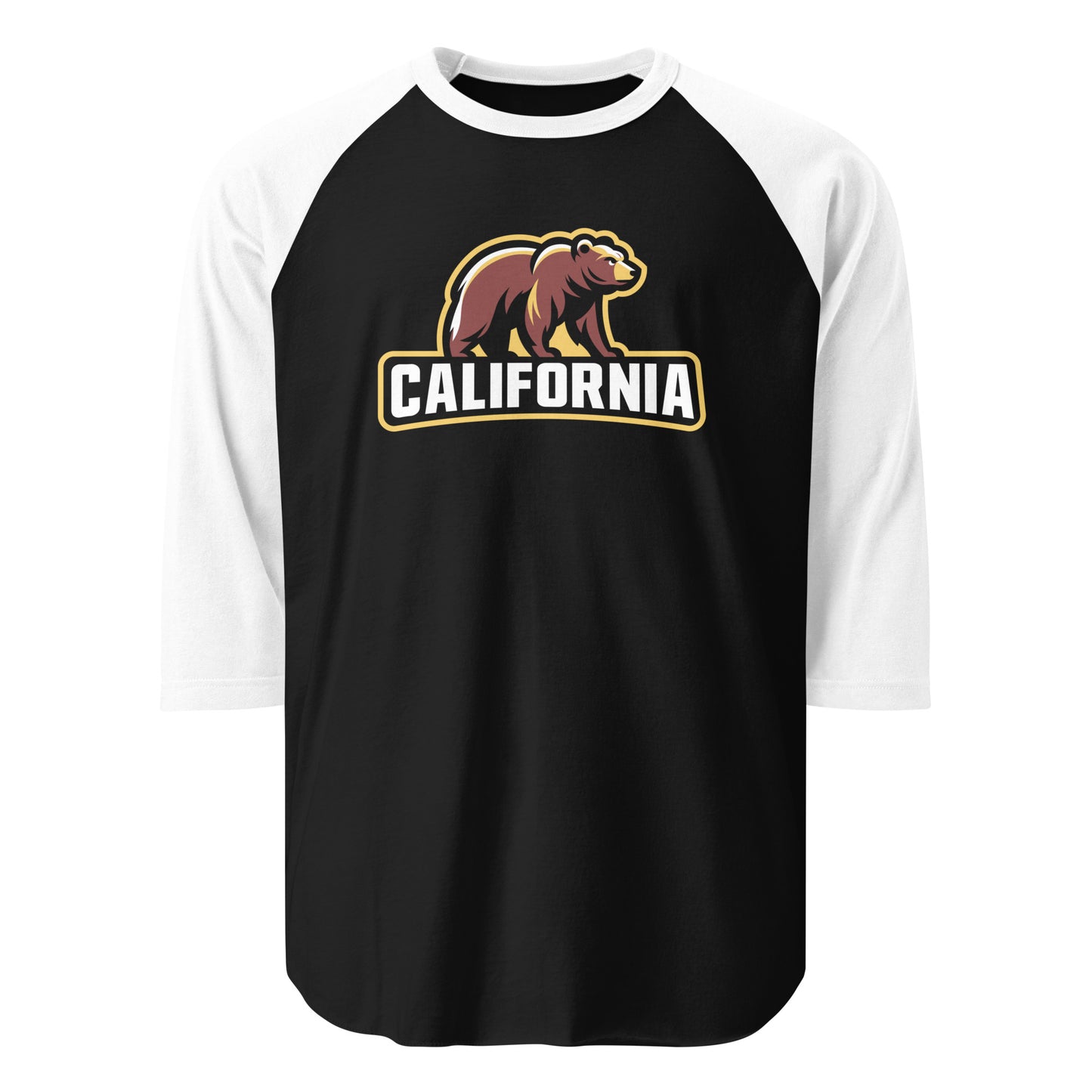 California 3/4 Sleeve Raglan T-Shirt