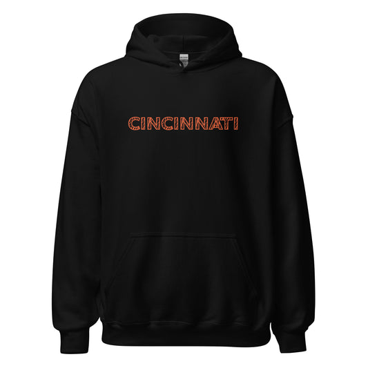 Cincinnati Stripes Unisex Hoodie