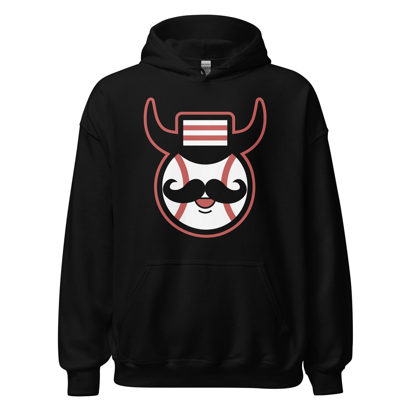 Cincinnati Mustache Viking Unisex Hoodie