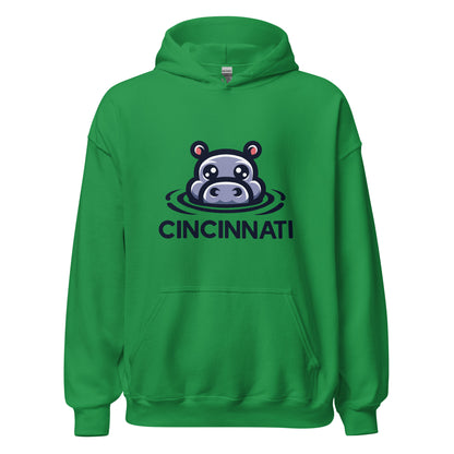 Cincinnati Hippo Unisex Hoodie