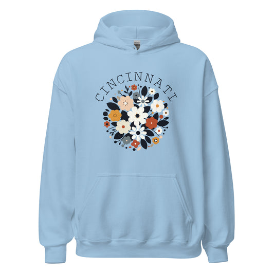 Cincinnati Flowers Unisex Hoodie