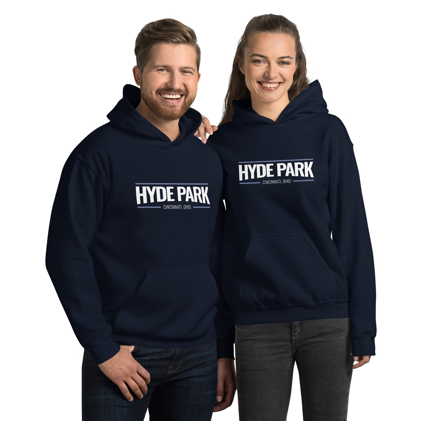 Hyde Park Unisex Word Mark Hoodie