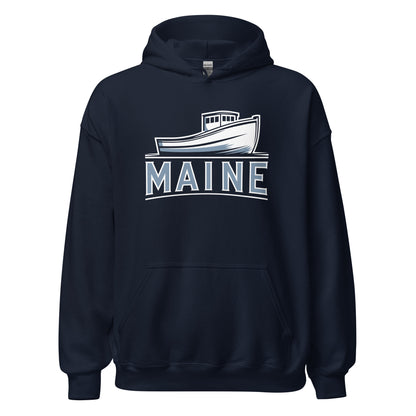 Maine Boat Unisex Hoodie