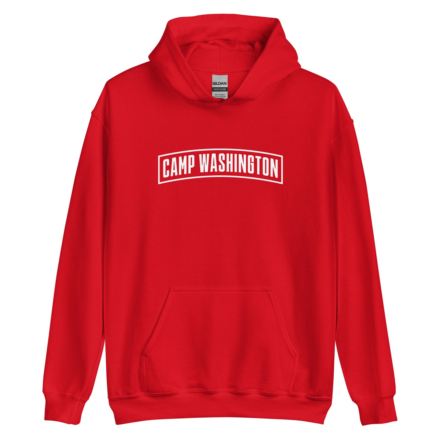 Camp Washington Unisex Word Mark Hoodie