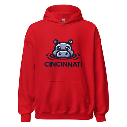 Cincinnati Hippo Unisex Hoodie