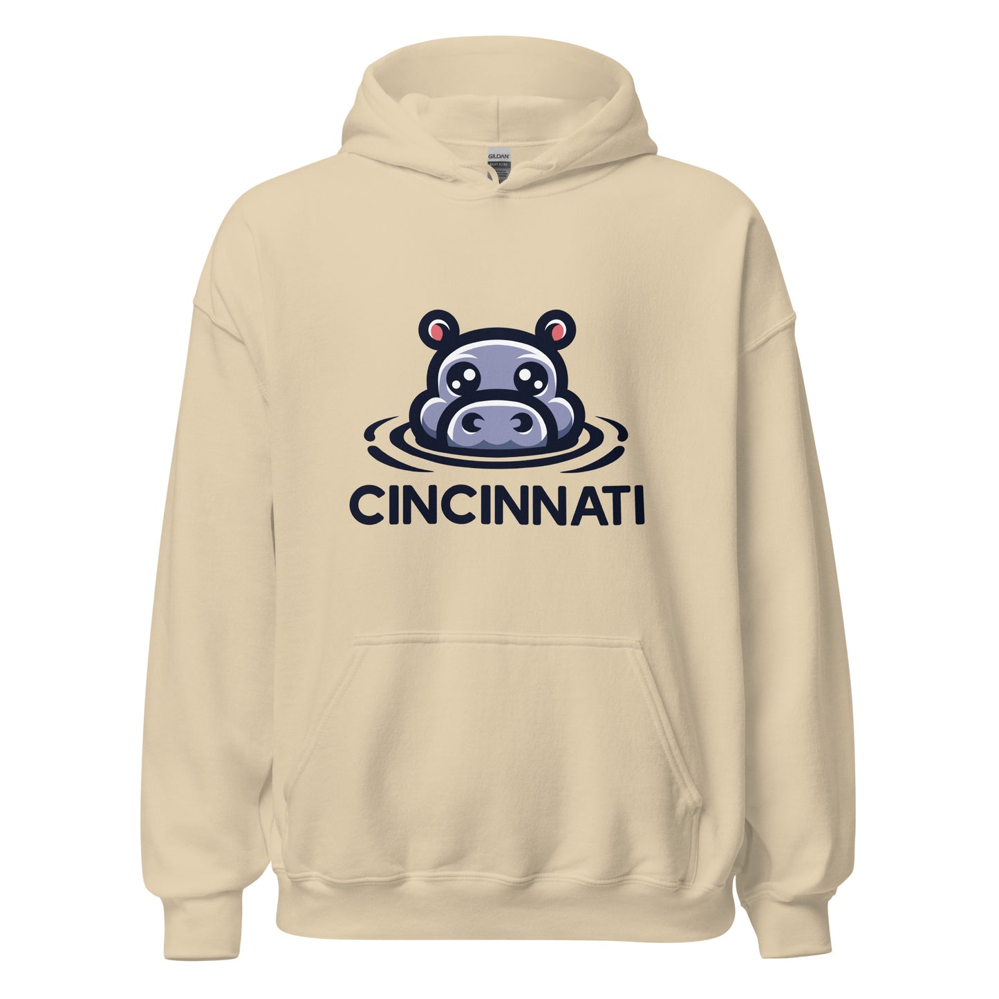 Cincinnati Hippo Unisex Hoodie