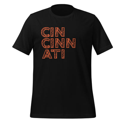 Cincinnati Stripes - Big Cin Version Unisex T-Shirt