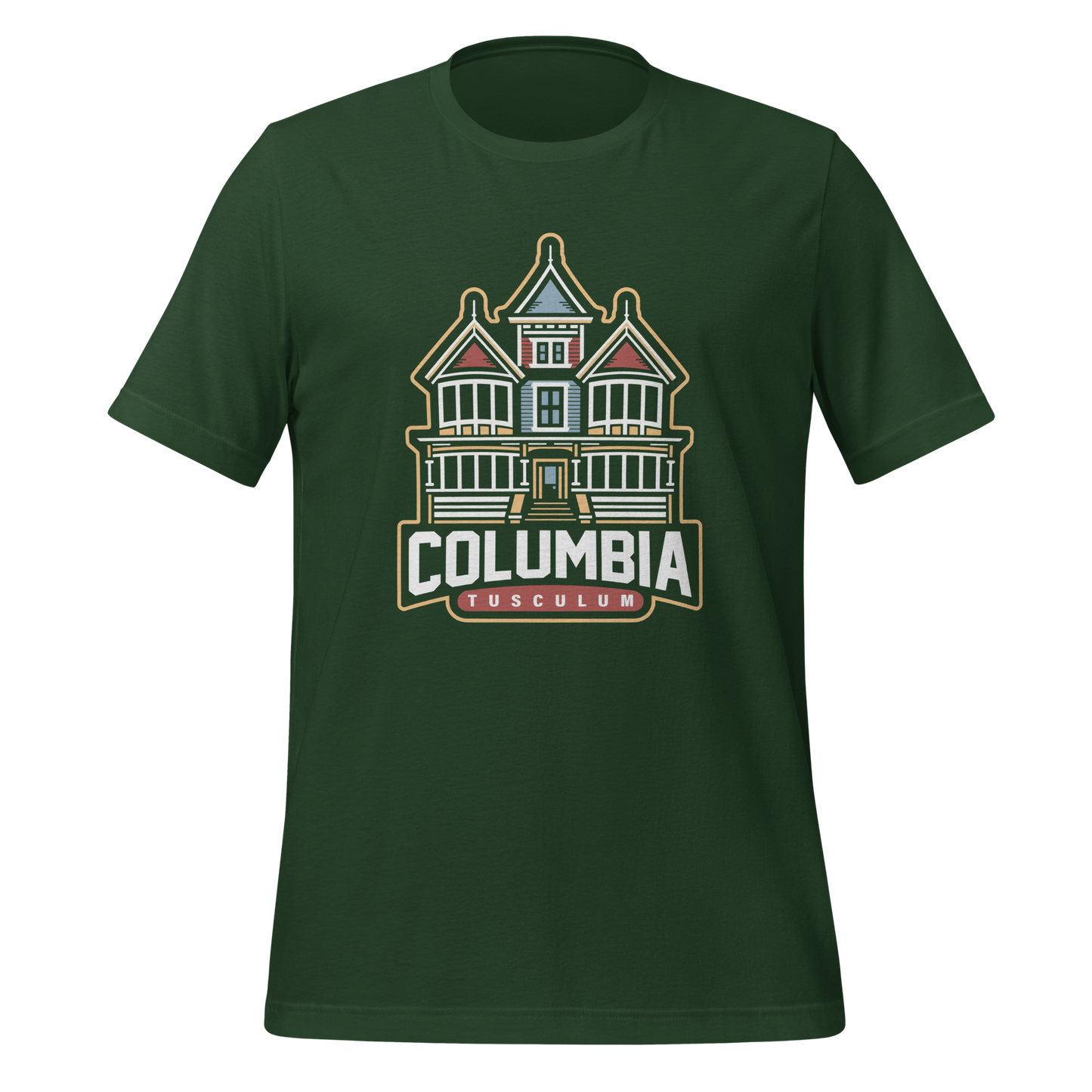 Columbia Tusculum Unisex Logo T-Shirt