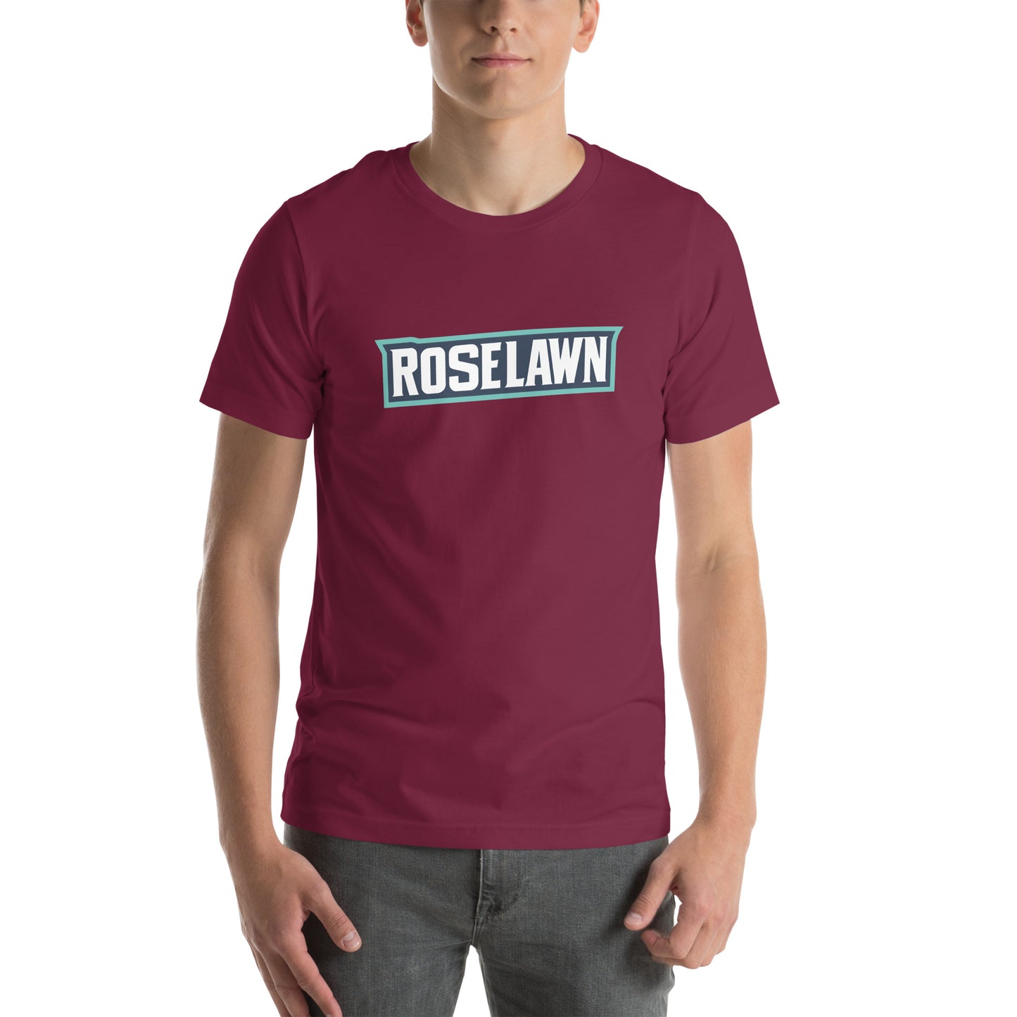 Roselawn Unisex Word Mark T-Shirt