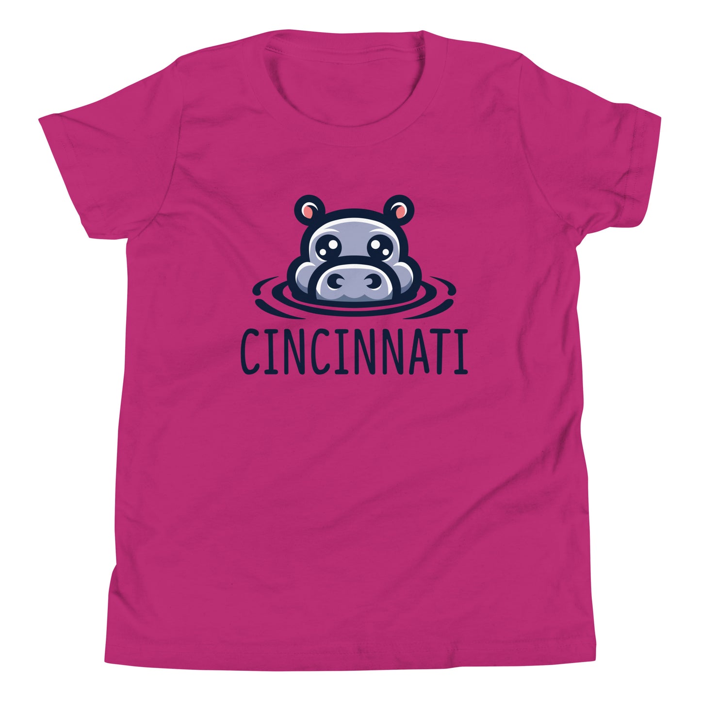 Cincinnati Hippo Youth Short Sleeve T-Shirt